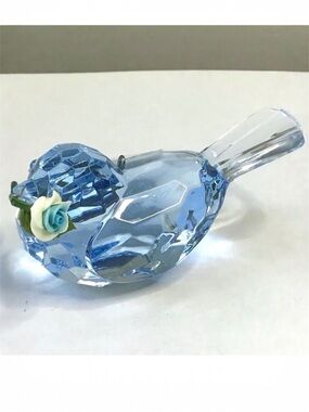 Ganz Crystal Expressions Bluebird of Happiness Ornament Figurine Faceted Acrylic